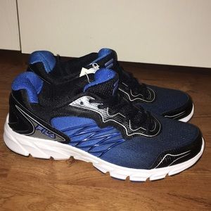 Fila Indus Coolmax Blue and Black Sneakers